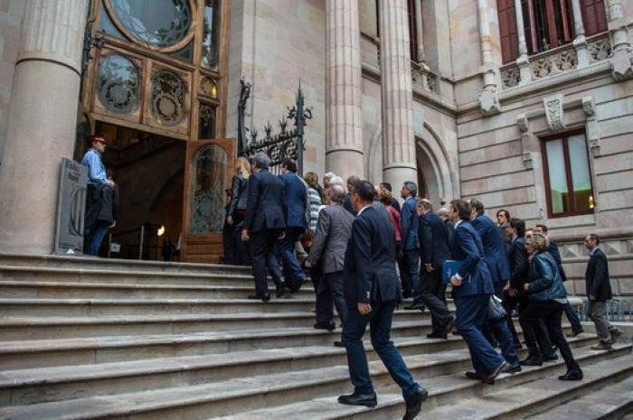 El Tribunal Superior de Justicia de Cataluña considera "un ataque" el apoyo frente a su sede a las imputadas por el 9N