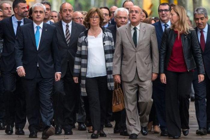 El Tribunal Superior de Justicia de Cataluña considera "un ataque" el apoyo frente a su sede a las imputadas por el 9N