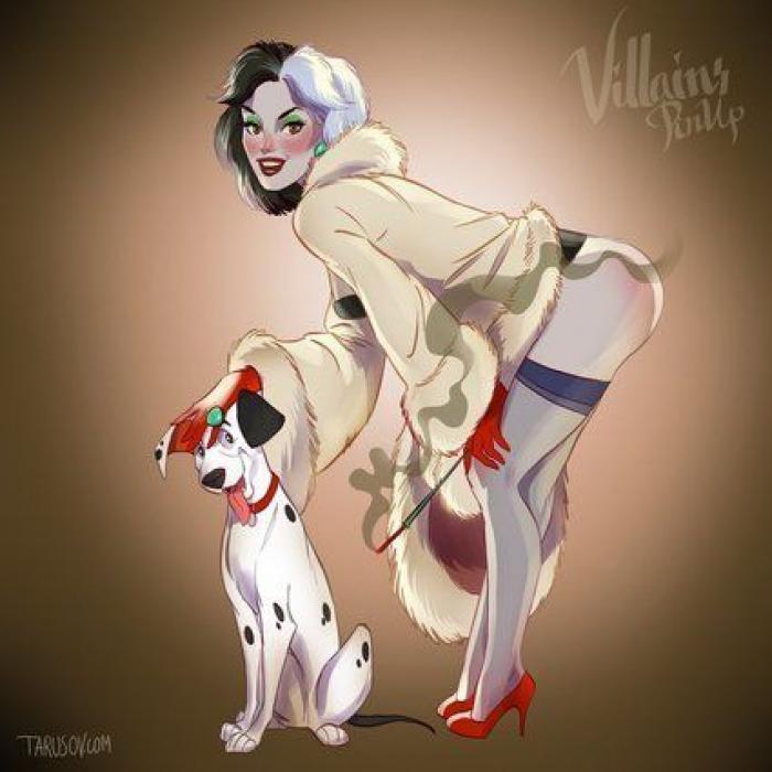Las villanas de Disney convertidas en 'pin-ups' son seductoramente malvadas (FOTOS)