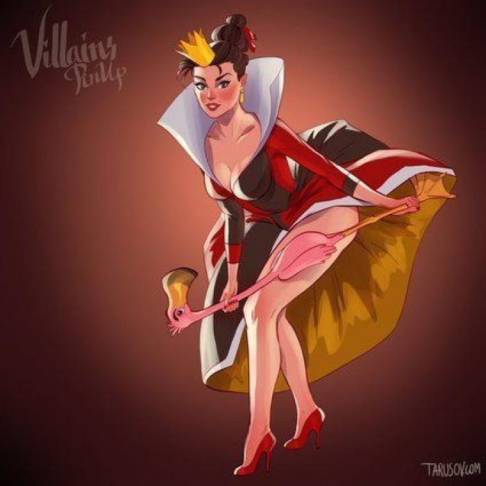 Las villanas de Disney convertidas en 'pin-ups' son seductoramente malvadas (FOTOS)