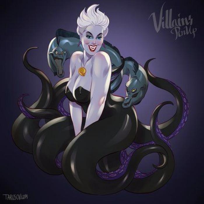 Las villanas de Disney convertidas en 'pin-ups' son seductoramente malvadas (FOTOS)