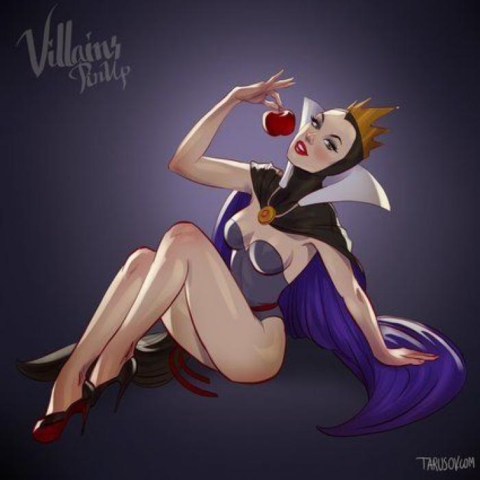 Las villanas de Disney convertidas en 'pin-ups' son seductoramente malvadas (FOTOS)