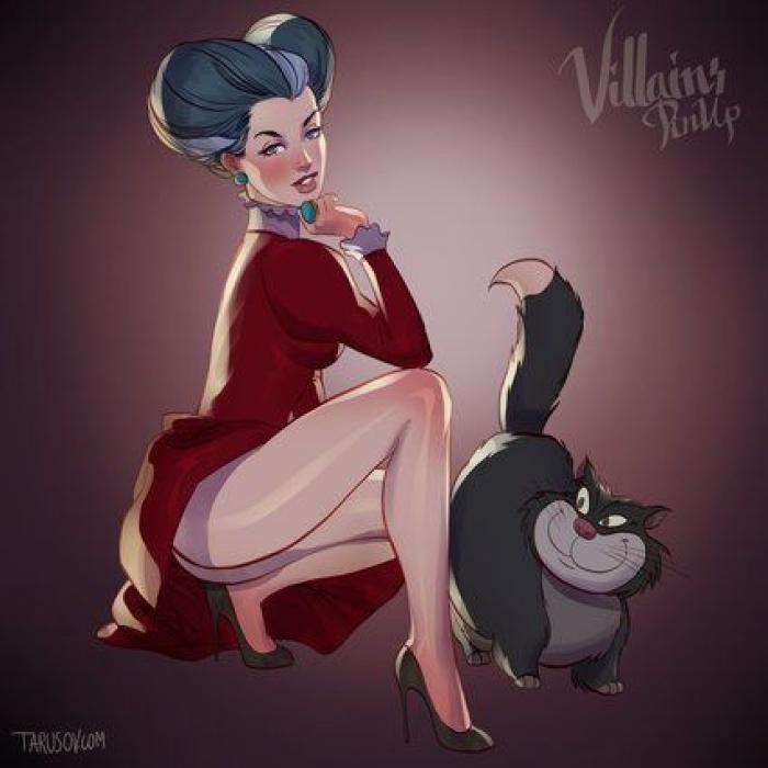 Las villanas de Disney convertidas en 'pin-ups' son seductoramente malvadas (FOTOS)