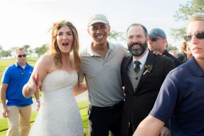 Esto es lo que pasa cuando invitas a los Obama a tu boda
