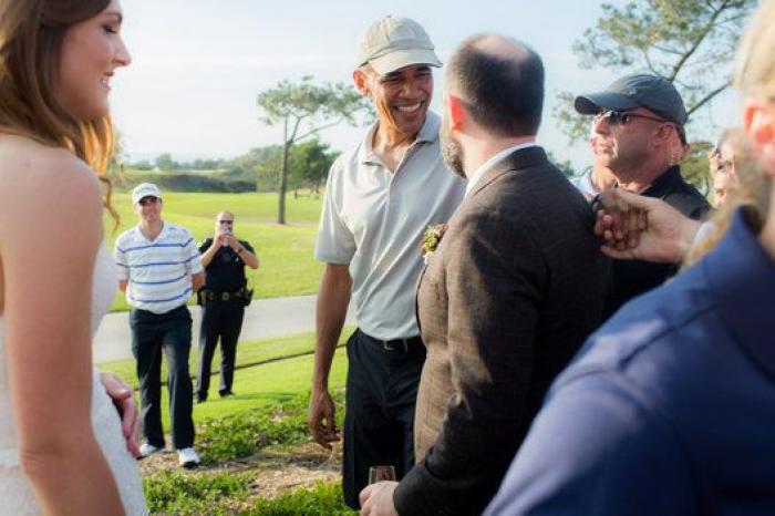 Esto es lo que pasa cuando invitas a los Obama a tu boda