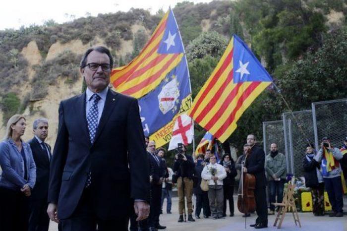 Artur Mas homenajea a Companys antes de declarar como imputado por el 9N