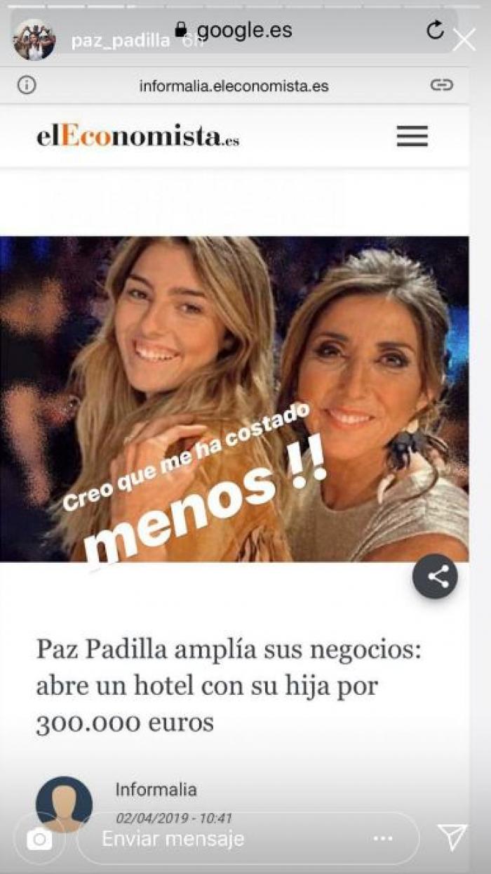 Esto es lo que Paz Padilla tiene que decir sobre la ministra de Cultura francesa (por motivos evidentes)