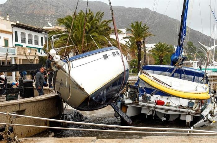 Una borrasca inusual con tintes de ciclón tropical dejará copiosas lluvias y tormentas hasta el lunes en la Península