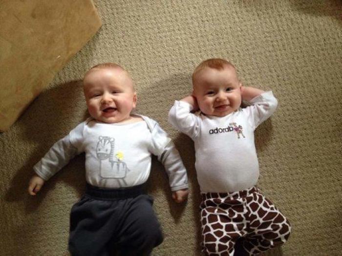 El divertido vídeo de una ecografía que muestra la pelea de dos gemelas