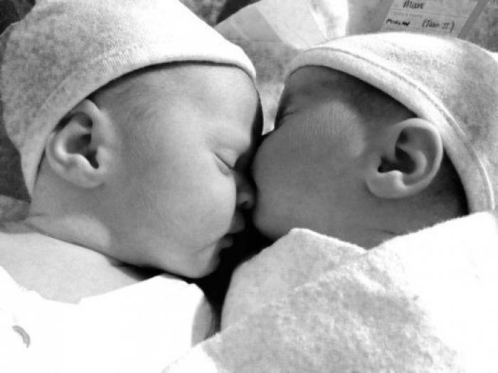 El divertido vídeo de una ecografía que muestra la pelea de dos gemelas