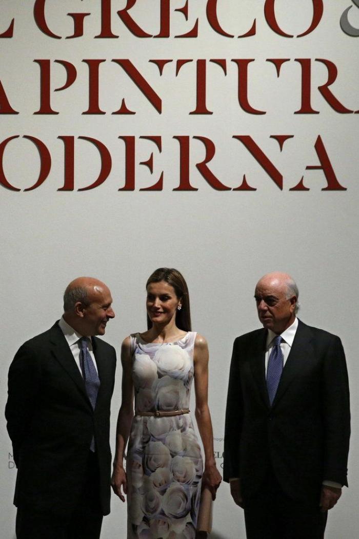 Reina Letizia: primer acto en solitario en el Museo del Prado (FOTOS)