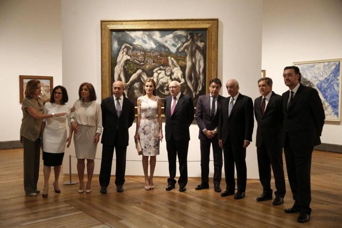 Reina Letizia: primer acto en solitario en el Museo del Prado (FOTOS)