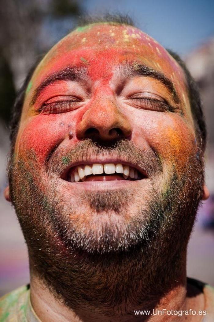 El arcoiris en un rostro