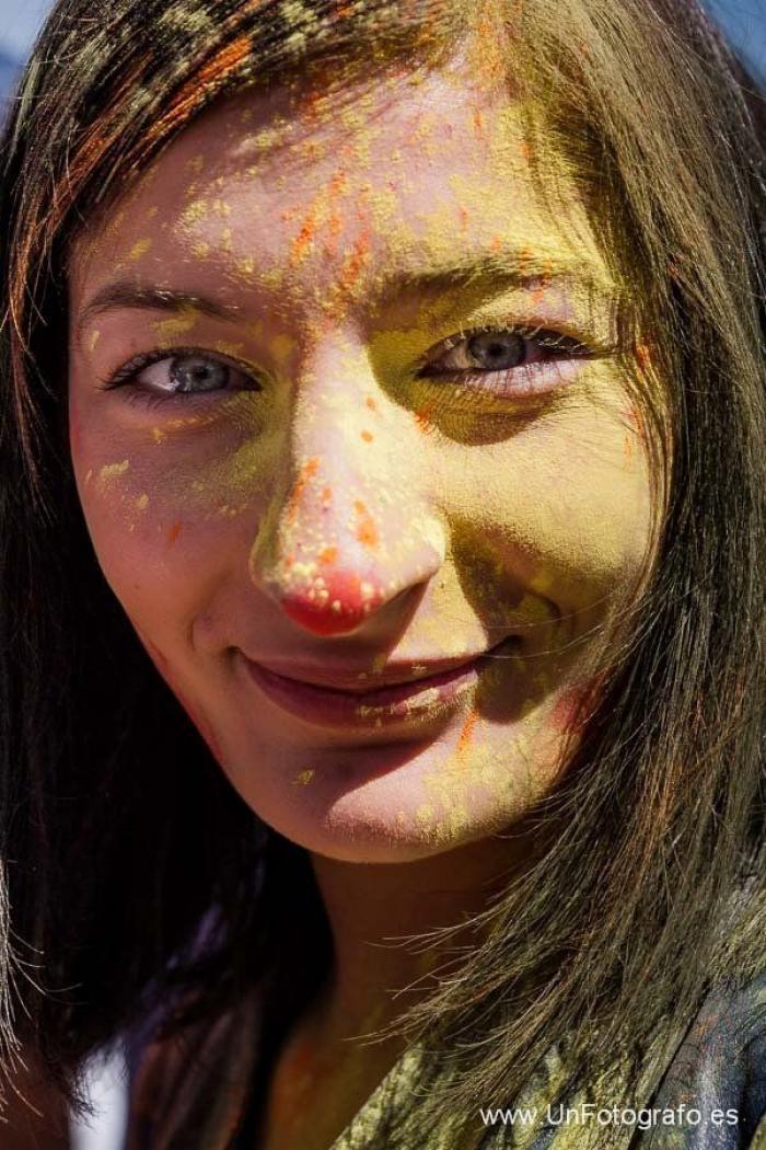 El arcoiris en un rostro
