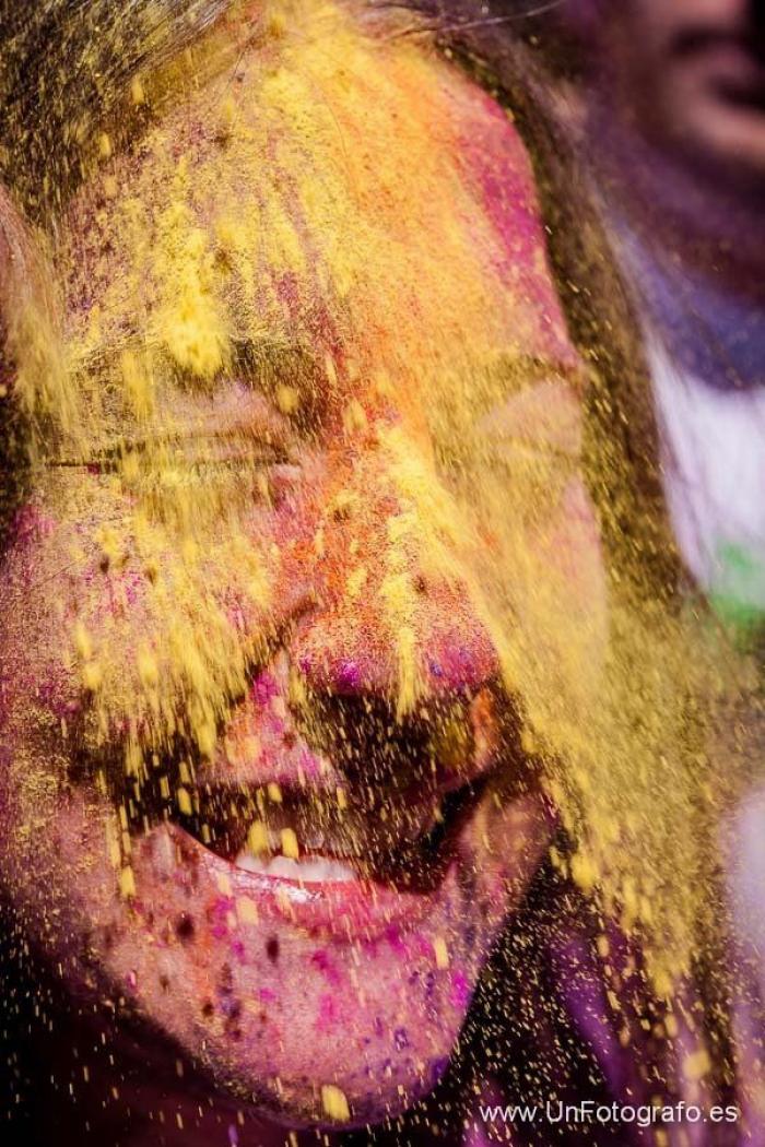 El arcoiris en un rostro