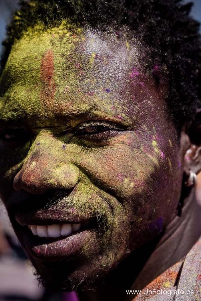 El arcoiris en un rostro