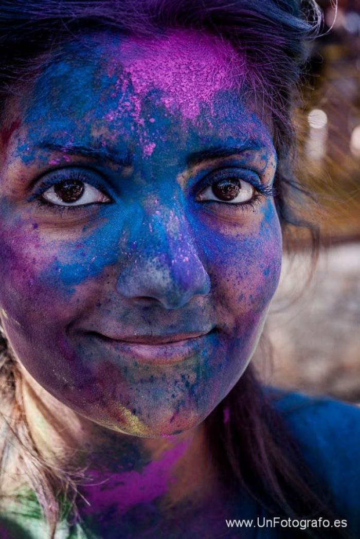 El arcoiris en un rostro