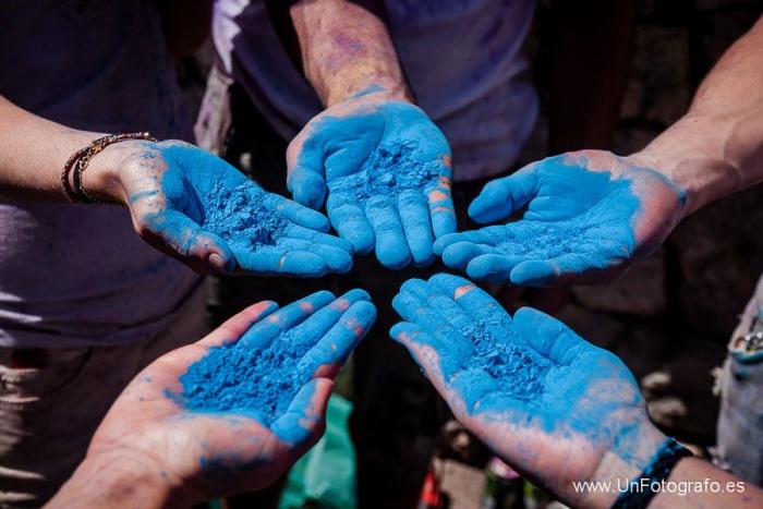 El arcoiris en un rostro