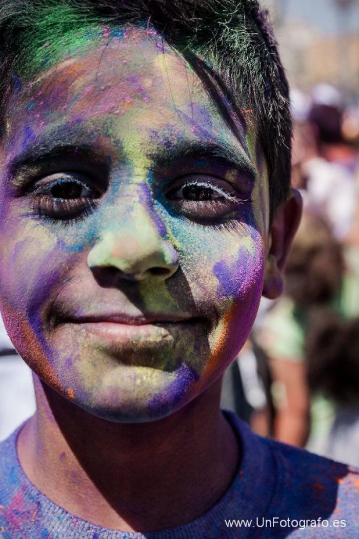 El arcoiris en un rostro