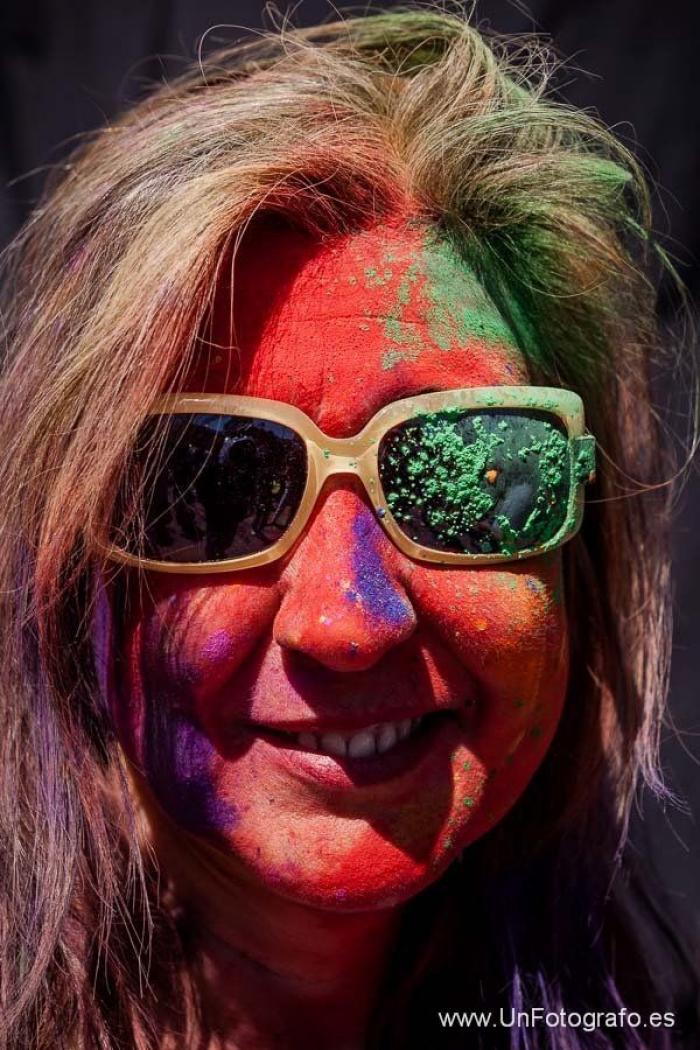 El arcoiris en un rostro