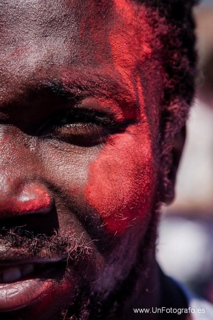 El arcoiris en un rostro