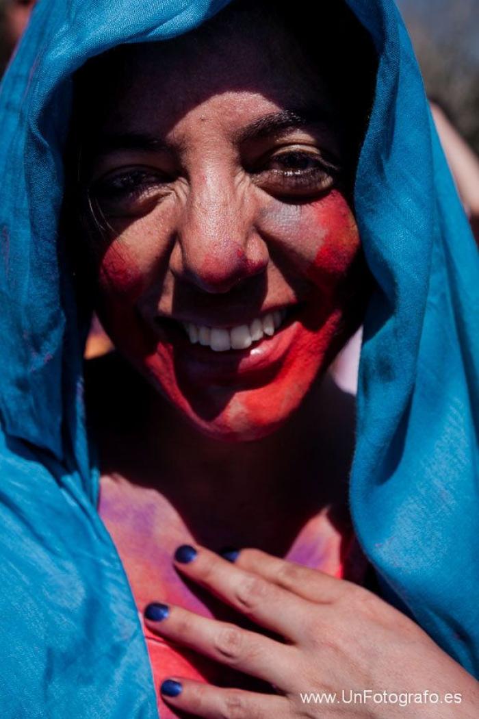 El arcoiris en un rostro