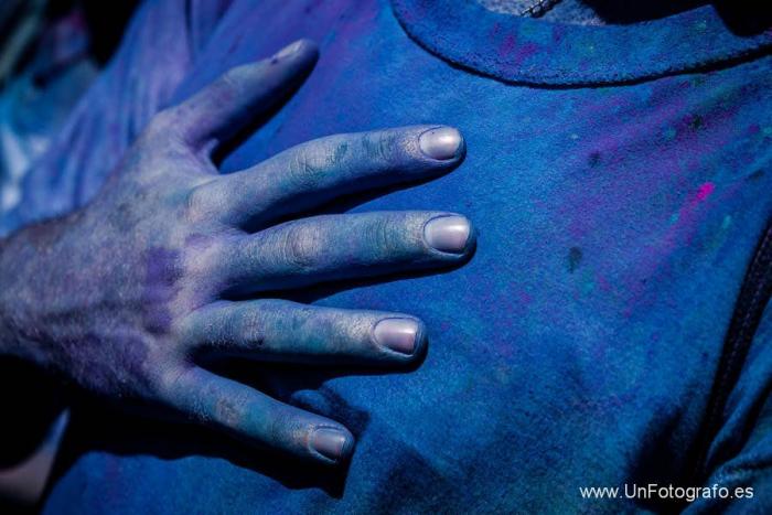 El arcoiris en un rostro