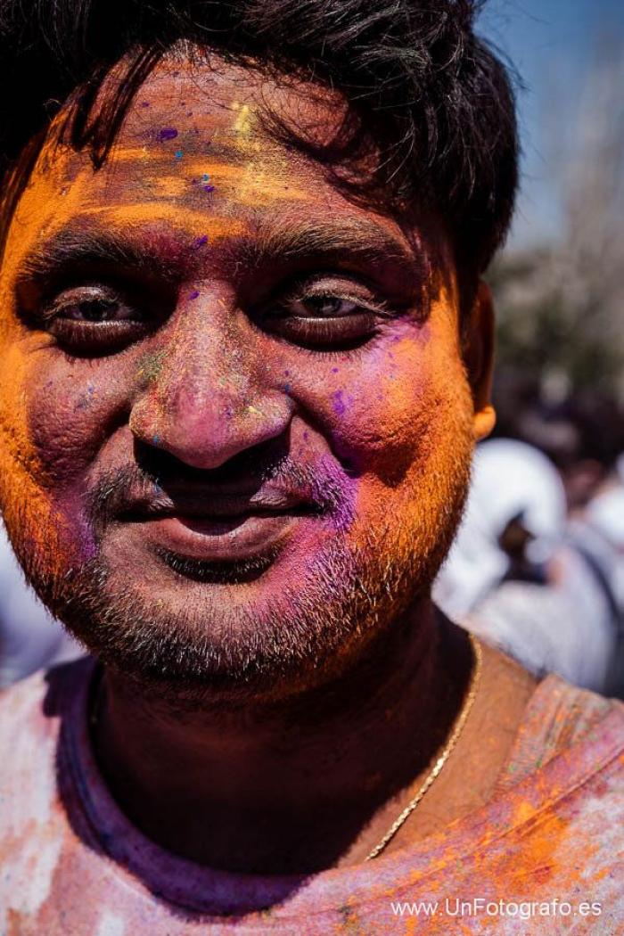 El arcoiris en un rostro