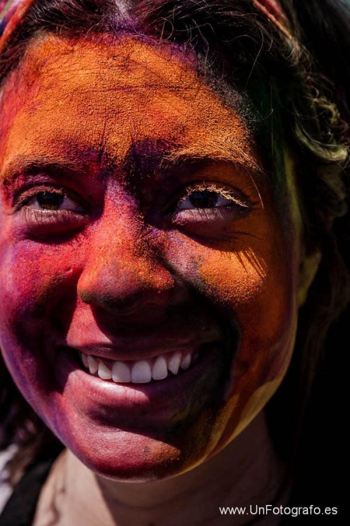 El arcoiris en un rostro