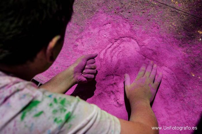 El arcoiris en un rostro