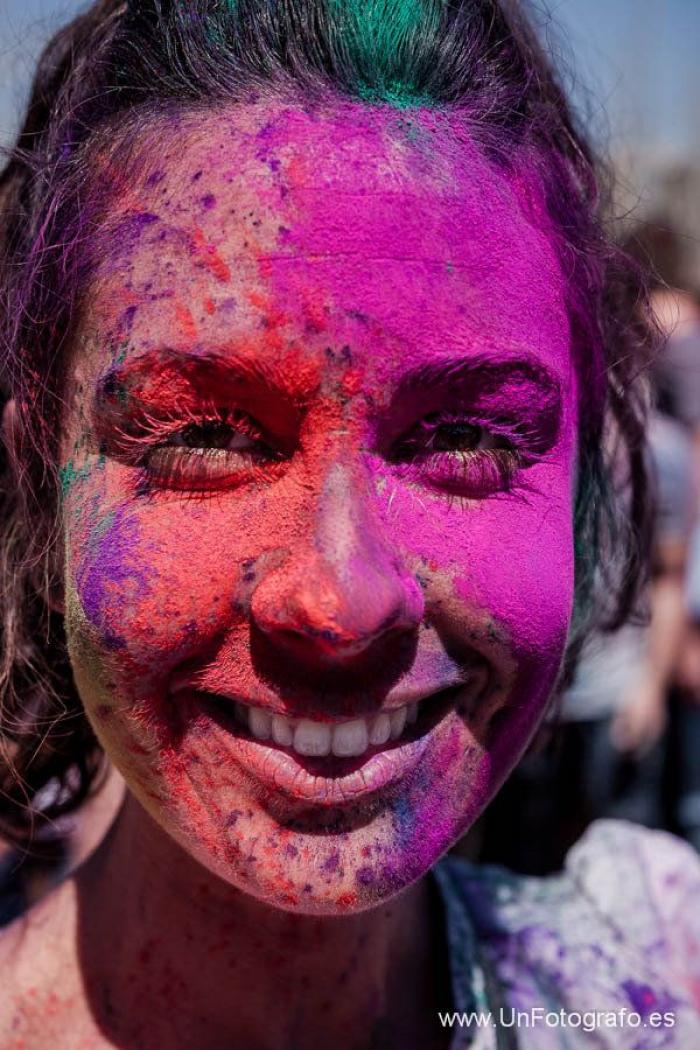 El arcoiris en un rostro