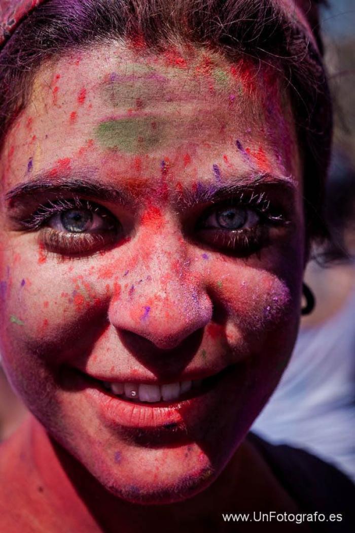 El arcoiris en un rostro