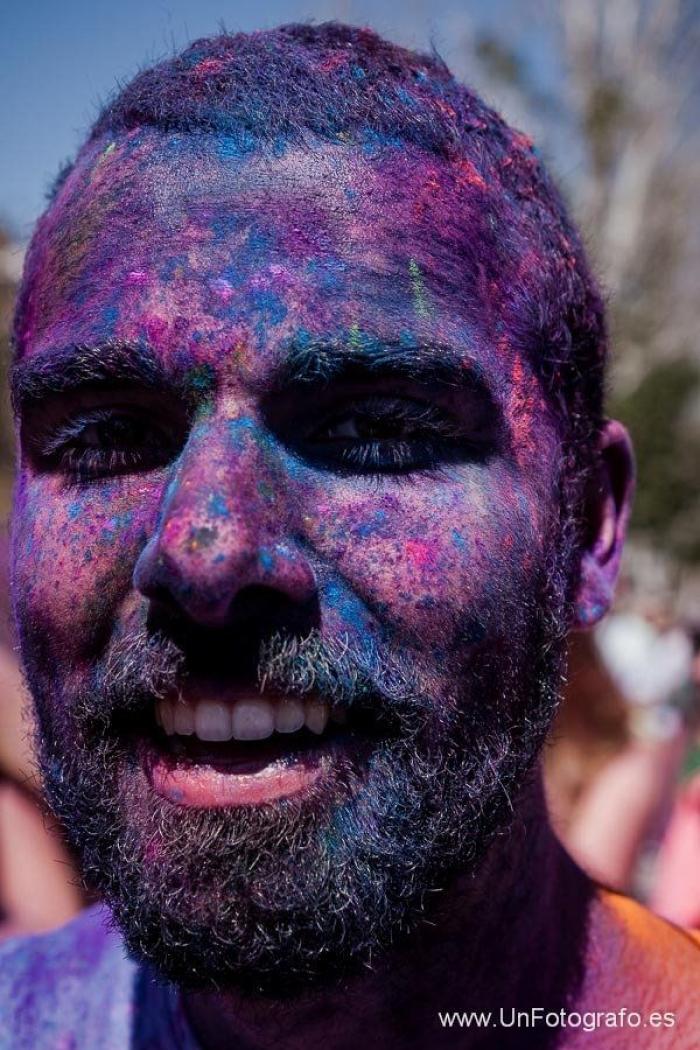 El arcoiris en un rostro