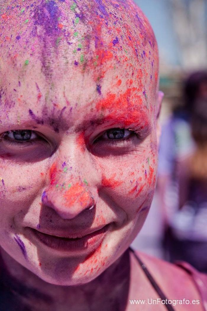 El arcoiris en un rostro