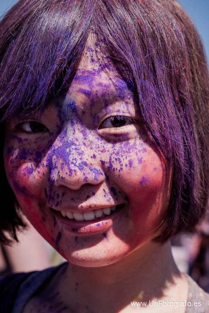 El arcoiris en un rostro