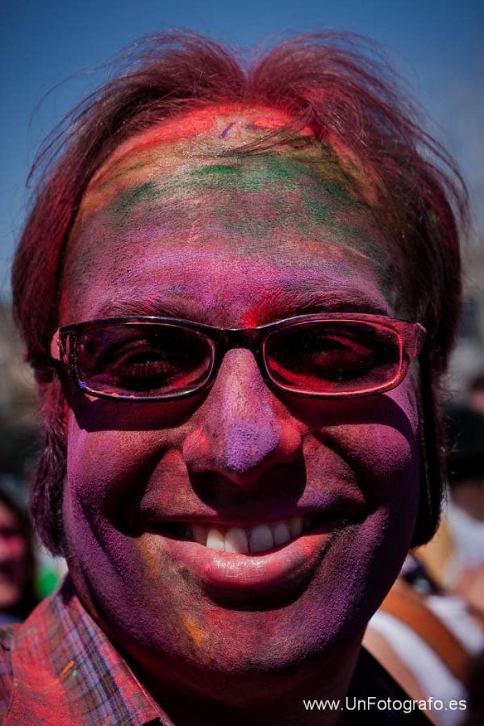 El arcoiris en un rostro