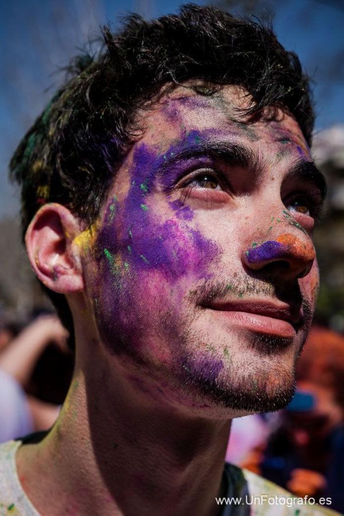El arcoiris en un rostro