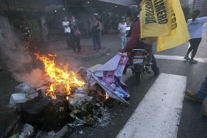 Disturbios en Venezuela tras las elecciones: incidentes y protestas tras la proclamación de Maduro como presidente (FOTOS)