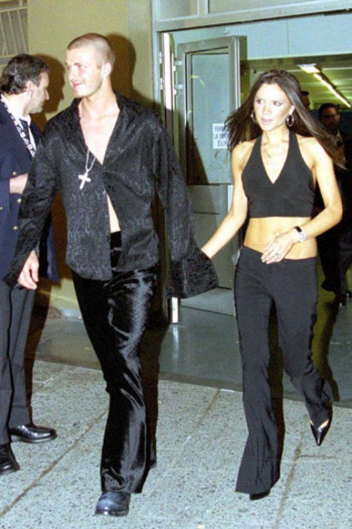 Las chanclas de David Beckham son lo mejor de esta foto