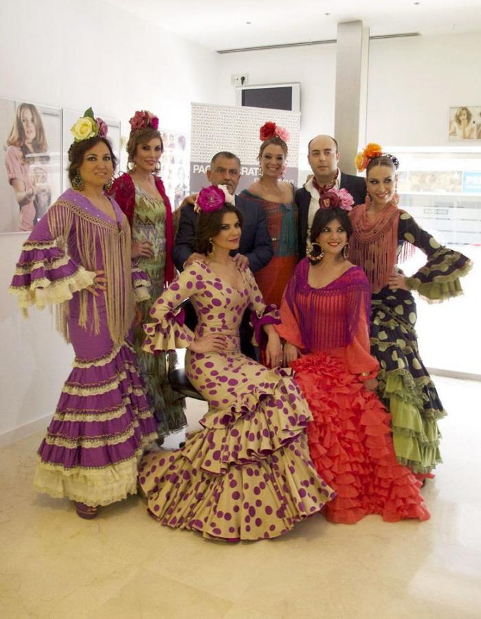 Feria de Abril 2013: modelos y famosas sacan sus vestidos de flamenca (FOTOS)