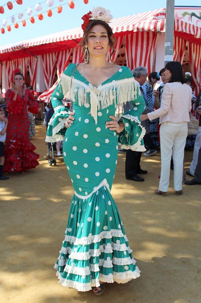 Feria de Abril 2013: modelos y famosas sacan sus vestidos de flamenca (FOTOS)