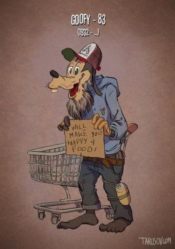 Tus dibujos animados favoritos, convertidos en señores mayores (FOTOS)