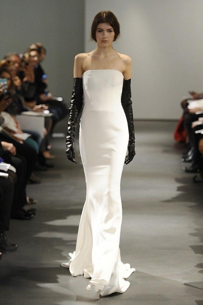 Vestidos de novia para 2014: blanco y negro entre las propuestas de la pasarela de Nueva York (FOTOS)