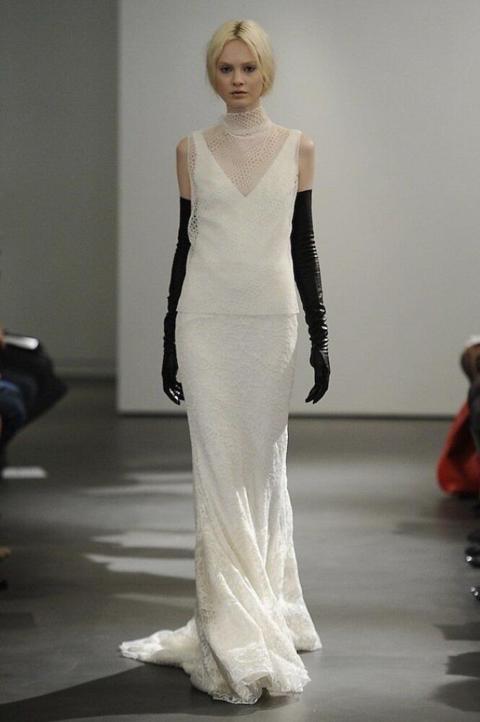 Vestidos de novia para 2014: blanco y negro entre las propuestas de la pasarela de Nueva York (FOTOS)