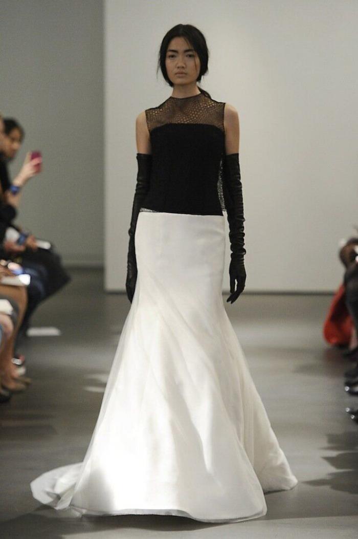 Vestidos de novia para 2014: blanco y negro entre las propuestas de la pasarela de Nueva York (FOTOS)