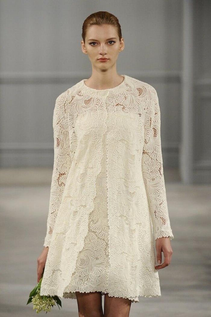 Vestidos de novia para 2014: blanco y negro entre las propuestas de la pasarela de Nueva York (FOTOS)