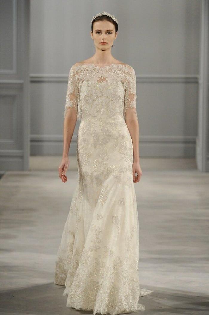 Vestidos de novia para 2014: blanco y negro entre las propuestas de la pasarela de Nueva York (FOTOS)