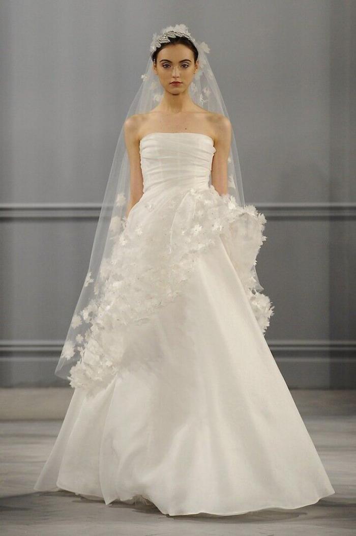 Vestidos de novia para 2014: blanco y negro entre las propuestas de la pasarela de Nueva York (FOTOS)