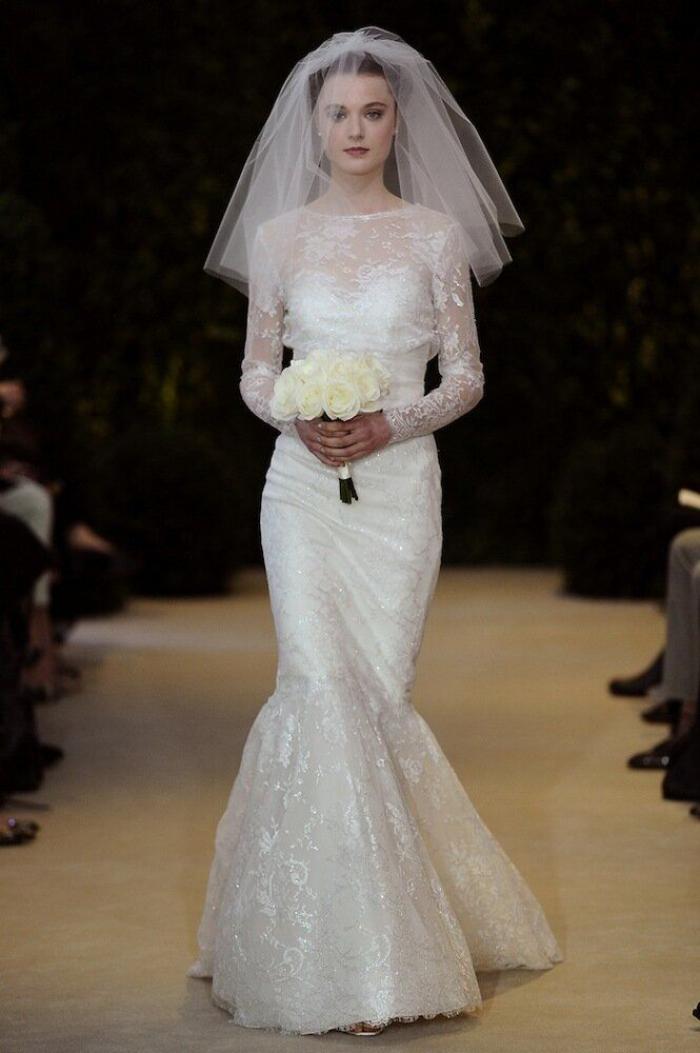 Vestidos de novia para 2014: blanco y negro entre las propuestas de la pasarela de Nueva York (FOTOS)