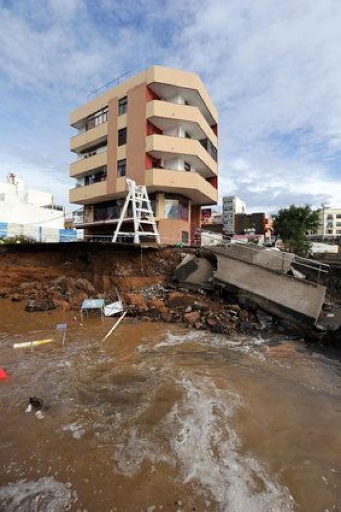 Gran Canaria pedirá la declaración de zona catastrófica por los efectos del temporal (FOTOS)